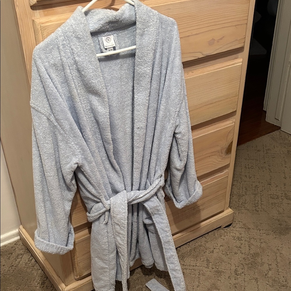 Martha Stewart Light Blue Robe